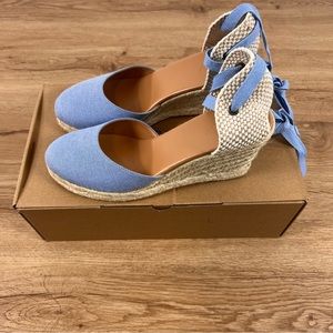 Women’s J. Crew Espadrille Wedges Size 8